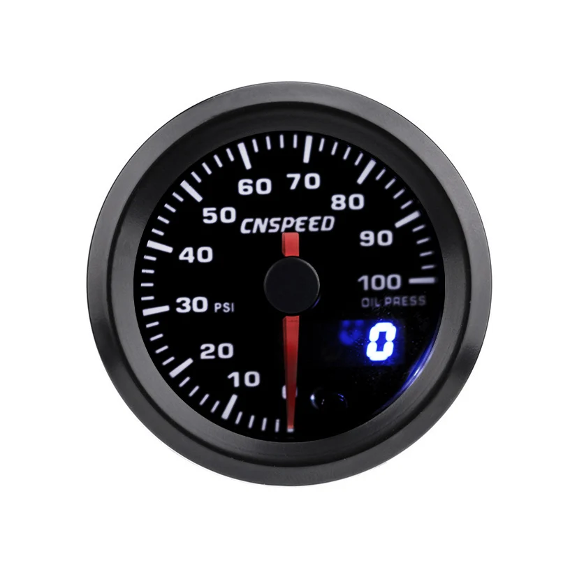 CNSPEED-2-52mm-7-Colors-LED-Car-Auto-Oil-Pressure-0-100-PSI-Oil-Press-Gauge