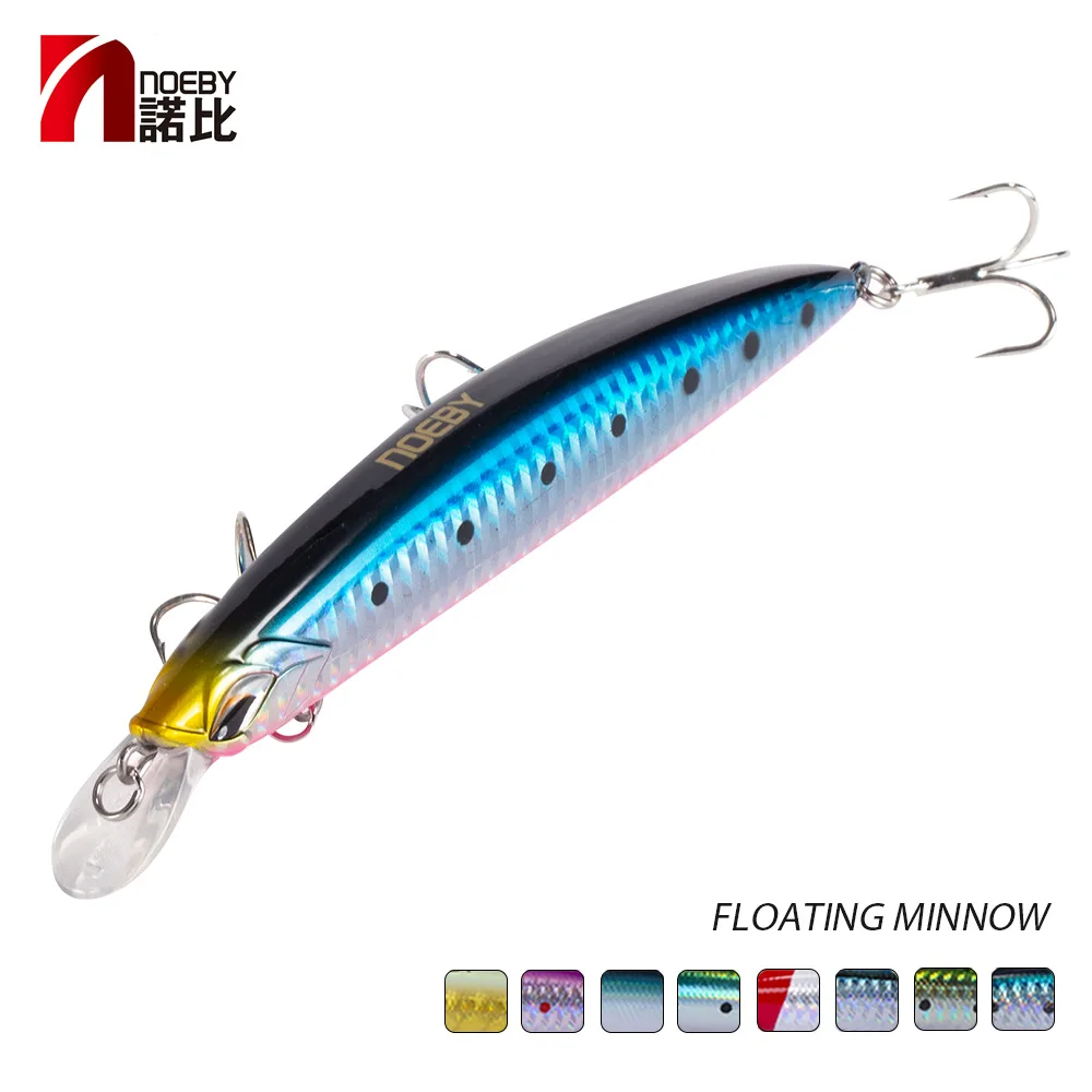 

NOEBY Long Casting Minnow Bait 130mm 23g Floating 0-1.5m Fishing Lure Japan Hook Wobbler Leurre Peche Isca Artificial Pesca