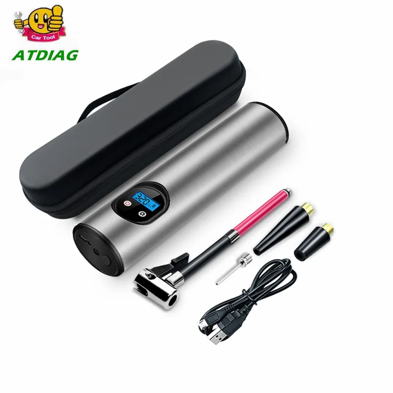 

150PSI Mini Inflator Electric Portable Car Bicycle Bike Pump Electric Auto Air Compressor Bicycle Pumps PLUG with LCD Display