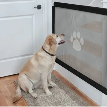 

Cat Dog Fence Set Household Guard Safety Net Enclosure Stair Mesh Insulated Net Foldable Guard Pet Gate Portable Safety Protecti