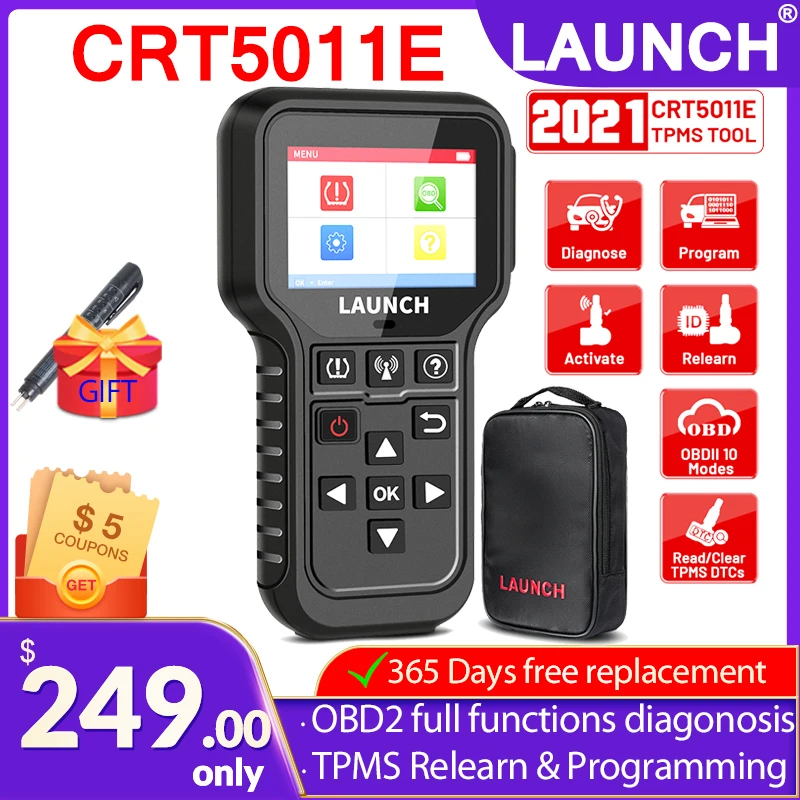 LAUNCH X431 CRT5011E TPMS Tire Pressure Diagnostic Tool 315MHz 433MHz