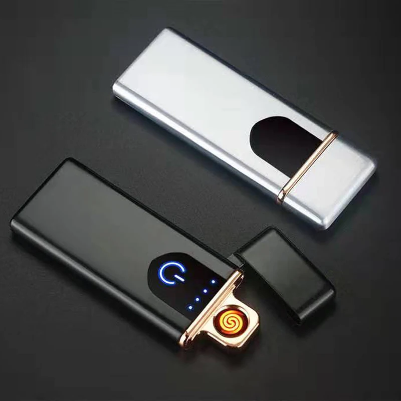 USB Электронная сигарета зажигалка сенсорные сигареты умные зажигалки мужские подарки сигарные гаджеты для курения аксессуары
