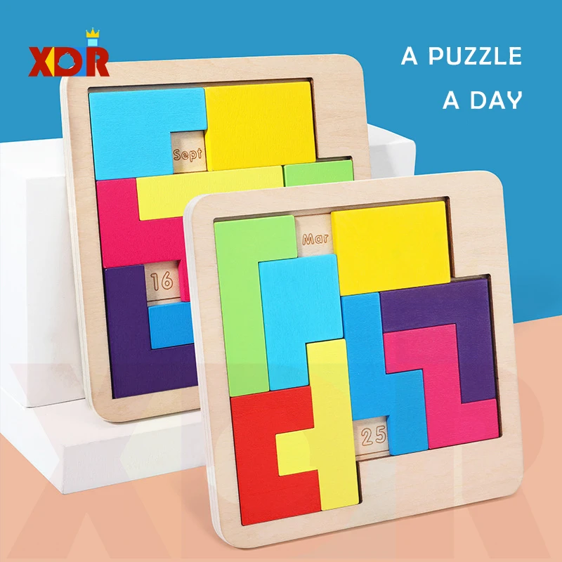 Xdr A Puzzle A Day Wooden Perpetual Advent Calendar Jigsaw Puzzle For