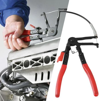 

Steel Gasoline Pipe Joint Fittings Calipers Flexible Wire Long Reach Clamp Pliers Multi-tool Car Repairs Removal Hand Tools