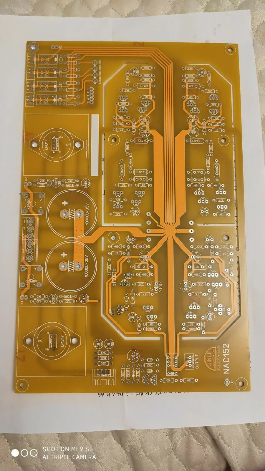 DIY NAC-152 плата предварительного усилителя неизолированная печатная на