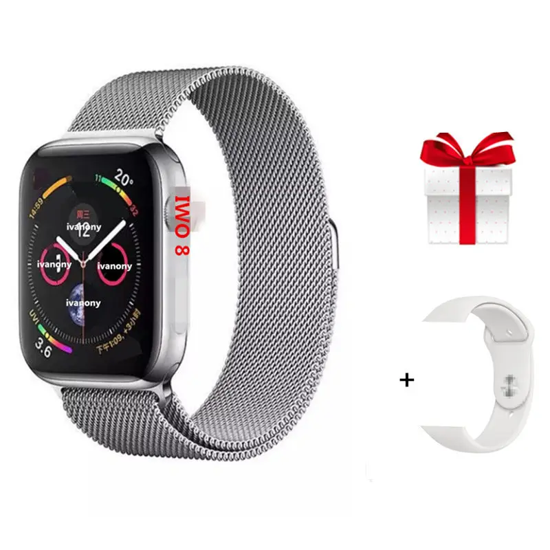 H Часы SmartWatch IWO 8 Смарт-часы 44 мм серия 4 корпус 1:1 relogio inteligente relogios ECG сердечного ритма для IOS Android для samsung - Цвет: H