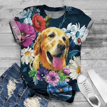 

2020 T-Shirt Plus Size Women Short Sleeve 3D Digital Printed O-Neck Tops Tee Tee Shirt Blusas Mujer