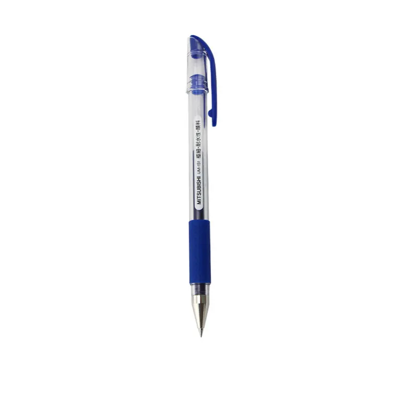 0.38 blue pen 1PCS UNI гелевая ручка UM-151 0,38 мм Минимальный стержень гелевых чернил сменный красный синий черный Uni шариковый Signo школьные принадлежности для письма 1 штука - Цвет: 0.38 blue pen 1PCS