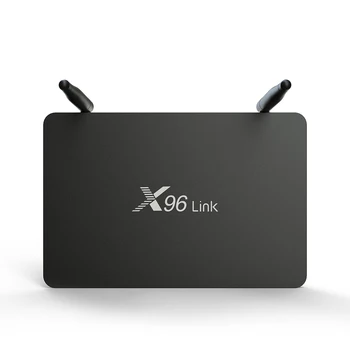 

20PCS X96 Link Android 7.1 Amlogic S905W Quad Core Smart Set Top Box DDR3 2G 16G 100M LAN 4k Media Player 2.4G 5G Brand Wifi TV