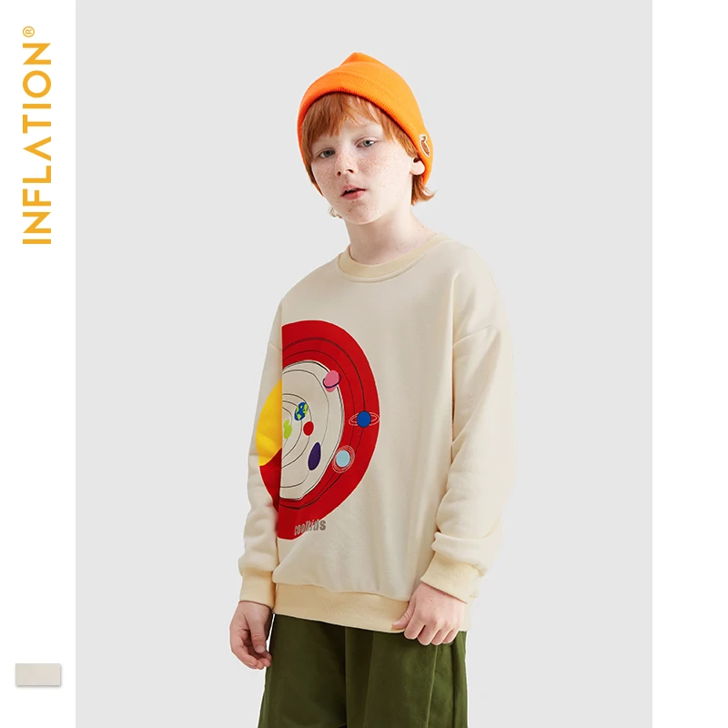 

INFLATION 2019 Kids Pullover Sweatshirt Autumn Kids Sweatshirt Tops Long Sleeve Sweatshirt Boys Girls Funny Sweatshirt 19510A