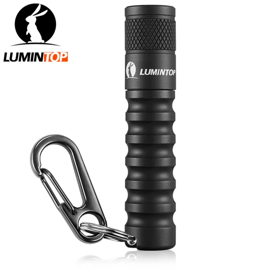 

LUMINTOP EDC01 Mini LED Flashlight Cree XP-G3(R5) Led Max 120 Lumens Keychain Flashlight Pocket Torch by AAA Battery