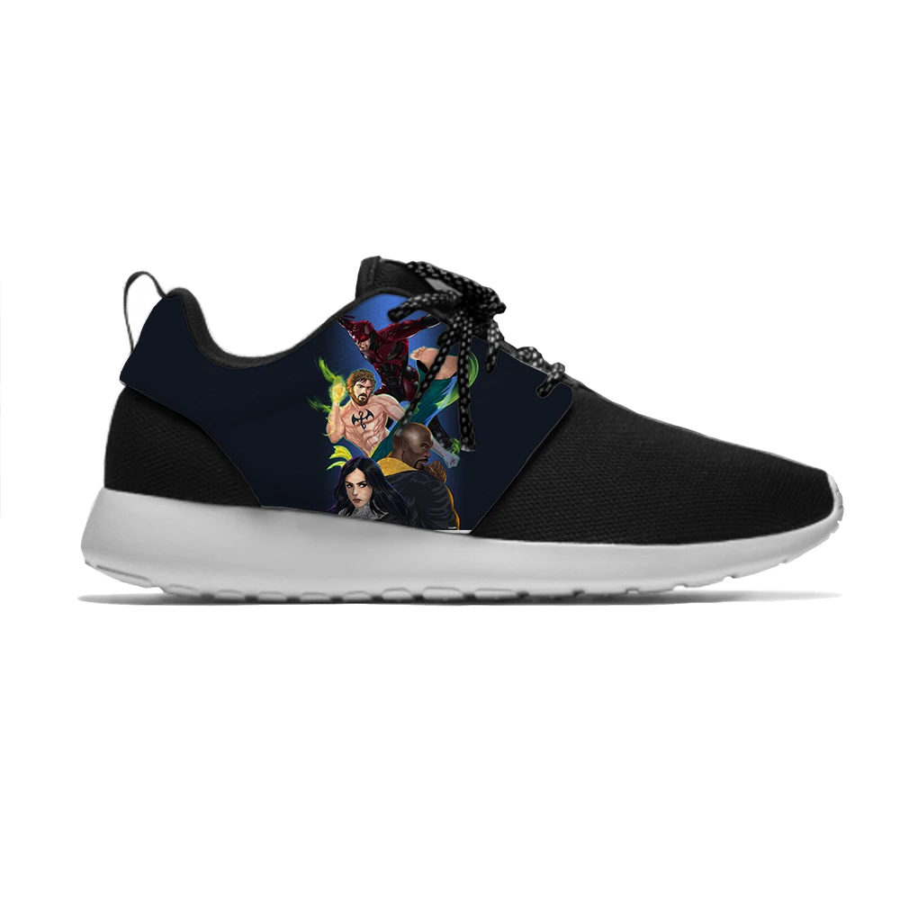 

Defenders Luke Cage Jessica Jones Hot Cool Cute Classic Kids Sport Running Shoes Casual Breathable Sneakers Boys Children Girls