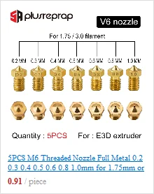 Пневматические соединители Боуден экструдер J-head Hotend для OD 4 мм или 6 мм PTFE трубки быстроразъемный j-головка ФИТИНГИ ДЕТАЛИ 3d принтера