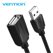 Vention USB 2.0 câble d'extension données mâle à femelle câble Extender 1m/1.5m/2m/3m/5m pour téléphone charge ordinateur USB2.0 Extension