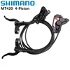 SHIMANO DEORE M6000 M6100 2 Pistons M4120 M6120 MT420 4 Pistons Hydraulic MTB Bicycle Disc Brake Front Rear Bike Brake With Pads ► Photo 2/6