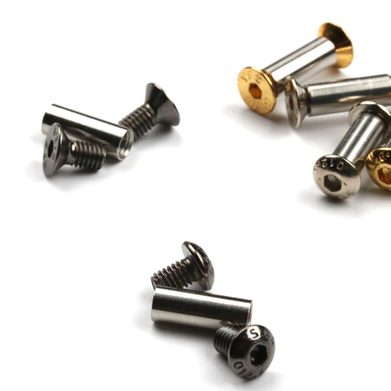 Rivet Nut Tool 2pcs Knives Screw Rivet Tools For DIY Tools Material Knife Handle Plate Fastening Processing Screw