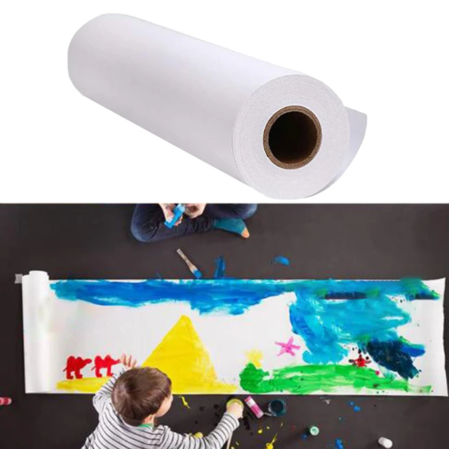 2pcs White Drawing Paper Rolls Professional Painting Sketch Paper