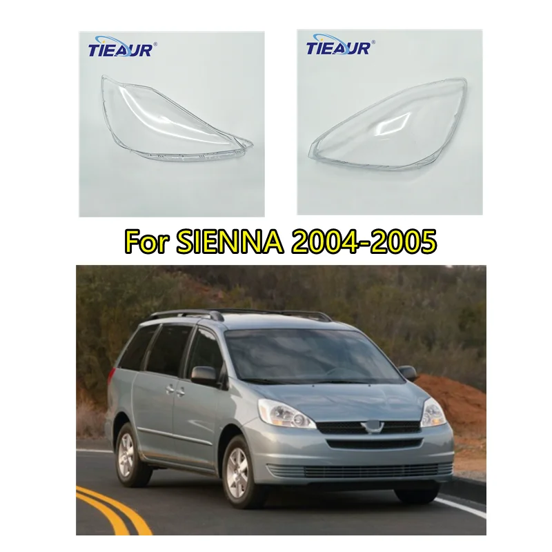 

Автомобильная левая/правая фара, прозрачная оболочка для переднего абажура автомобиля SIENNA, сменная Высококачественная крышка 2005 2004 в сборе