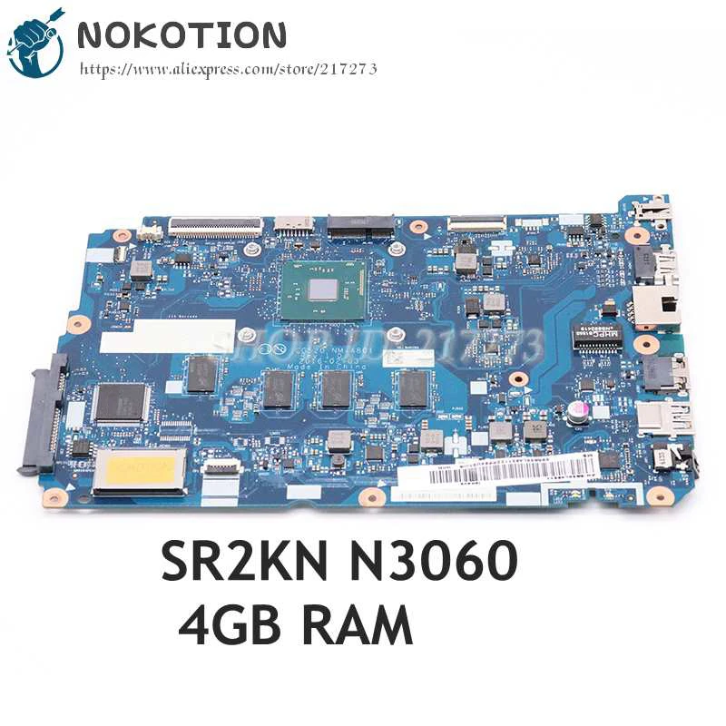 Nokotion For Lenovo Ideapad 110 15ibr Laptop Motherboard Sr2kn N3060 4gb Ram 5bl Cg5 Nm A801 Main Board Laptop Motherboard Aliexpress