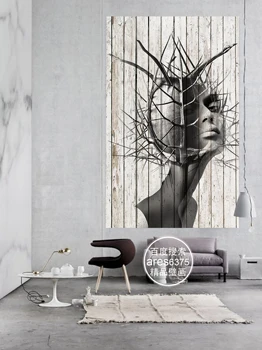 

[Self-Adhesive] 3D Beauty And Tree WG999 Wall Paper mural Wall Print Decal Wall Murals Belly