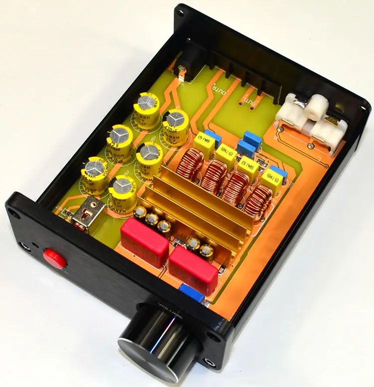 3A DC18-24V 50 Вт* 2 домашний аудиоусилитель мини TPA3116 2,0 Fever цифровой Класс D усилитель 470 мкФ/25 в 108*90*39 мм
