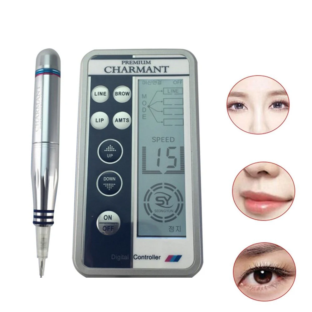  Semi-permanent Makeup Machine Kit For Eyebrow Tattoo Lip eyeliner MTS Microblading Pen Set Eye Make