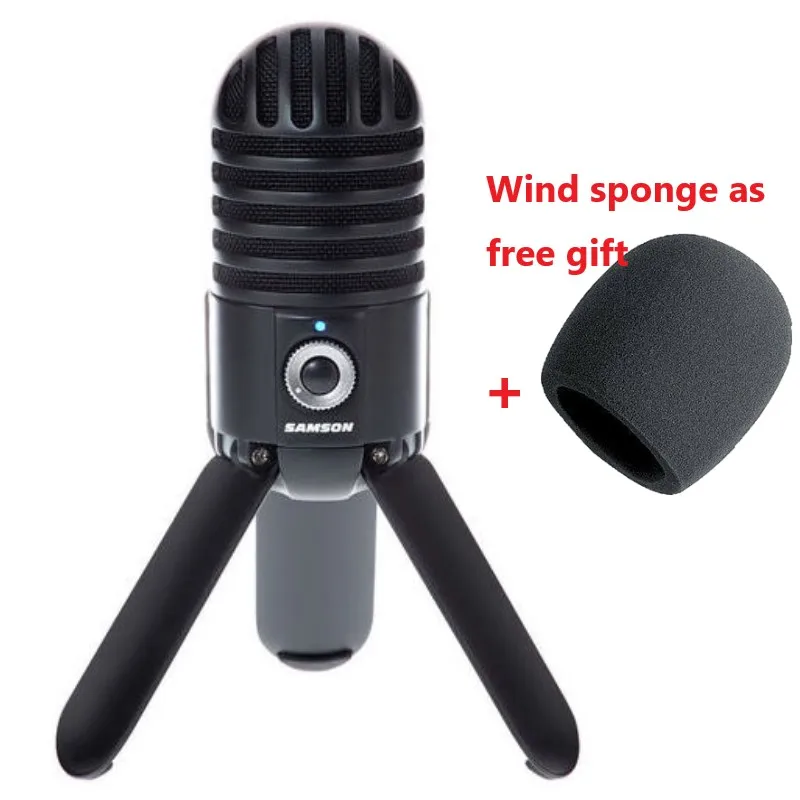 Микрофон SAMSON Meteor конденсаторный кардиоидный USB микрофон для компьютера ноутбука