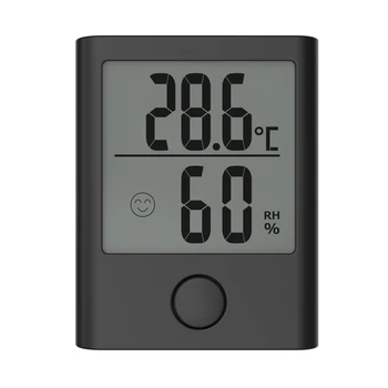 

Baldr Mini Digital Thermometer Indoor Humidity Temperature Sensor Meter Home Comfort Monitor Magnetic Hygrometer Weather Station