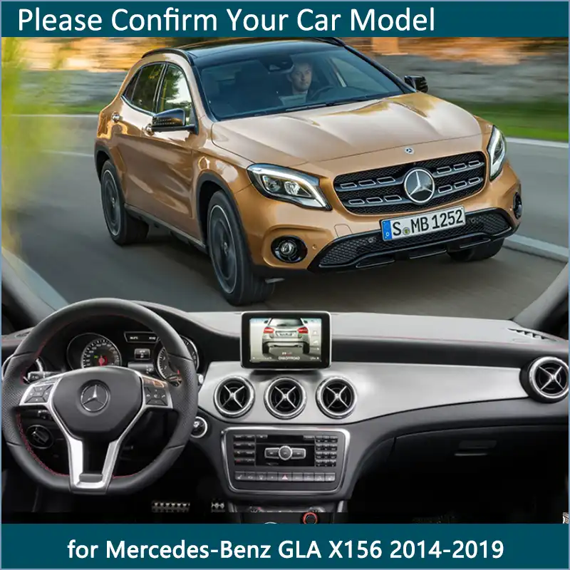 Parasol Interior Para Tablero De Coche Accesorios Para Mercedes Benz Gla X156 Gla180 Gla0 Gla2 Gla250 2 2d Amg Pegatinas Para Coche Aliexpress