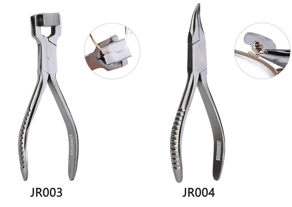 JR001-013 glasses plier set several types spectacle adjusting plier glasses pliers tool nose pad arm temple bridge adjustment