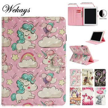 

Wekays For Coque Apple Ipad 4 3 2 Cartoon Unicorn 3D Leather Fundas Case For IPad2 IPad3 IPad4 Tablet Cover Cases For IPad 2 3 4