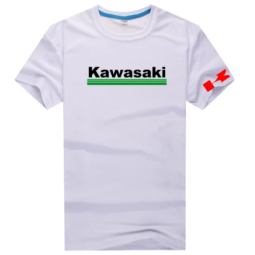 Футболка Kawasaki с коротким рукавом, футболка d, одежда, XS-XXXXL, размер, футболка с коротким рукавом на заказ, футболка s - Цвет: 10