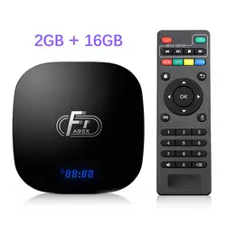 Android 8,1 2 Гб 16 Гб Amlogic S905W Android tv Box четырехъядерный Suppot H.265 4K 2,4 ГГц WiFi SPDIF медиаплеер телеприставка A95X F1