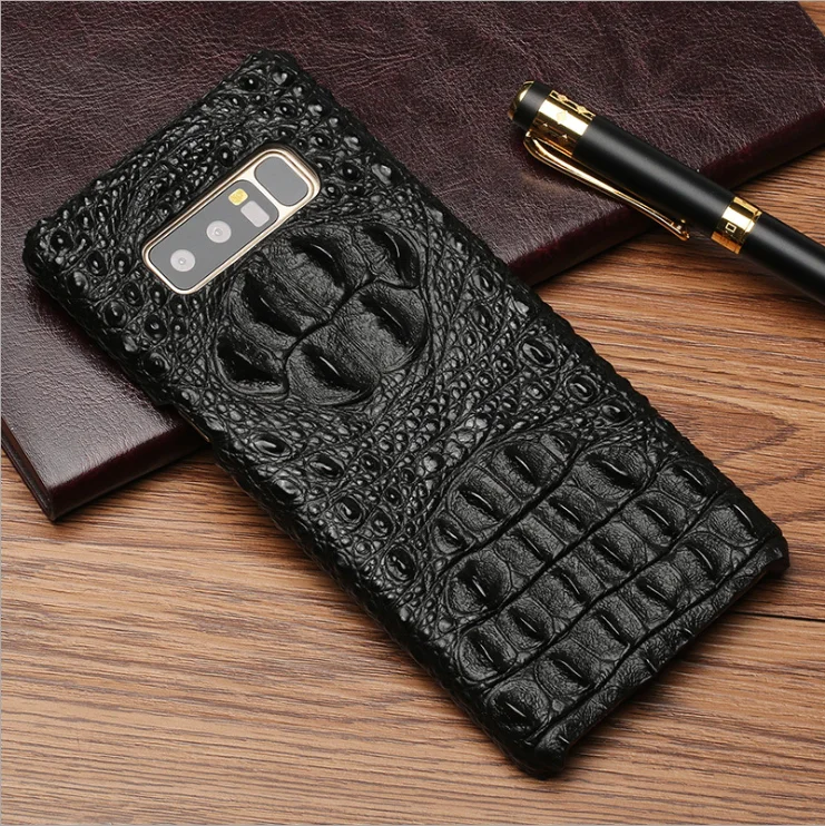 Чехол из натуральной крокодиловой кожи для samsung galaxy A50 A70 A40 A20 Note 8 9 10 S8 S9 S10 plus чехол для телефона r