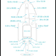 Moomba Mojo плавать шаг и кокпита Pad лодка EVA Тиковый настил 1/" 6 мм