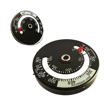 

Fireplace Thermometer Fire Flue Heater Log Burning Stove Pipe Aluminum Alloy