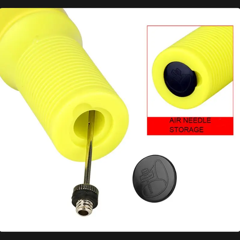 Мяч насос воздушный надувной футбол баскетбол футбол иглы фитнес портативный двухсторонний ручной толчок мини-насос
