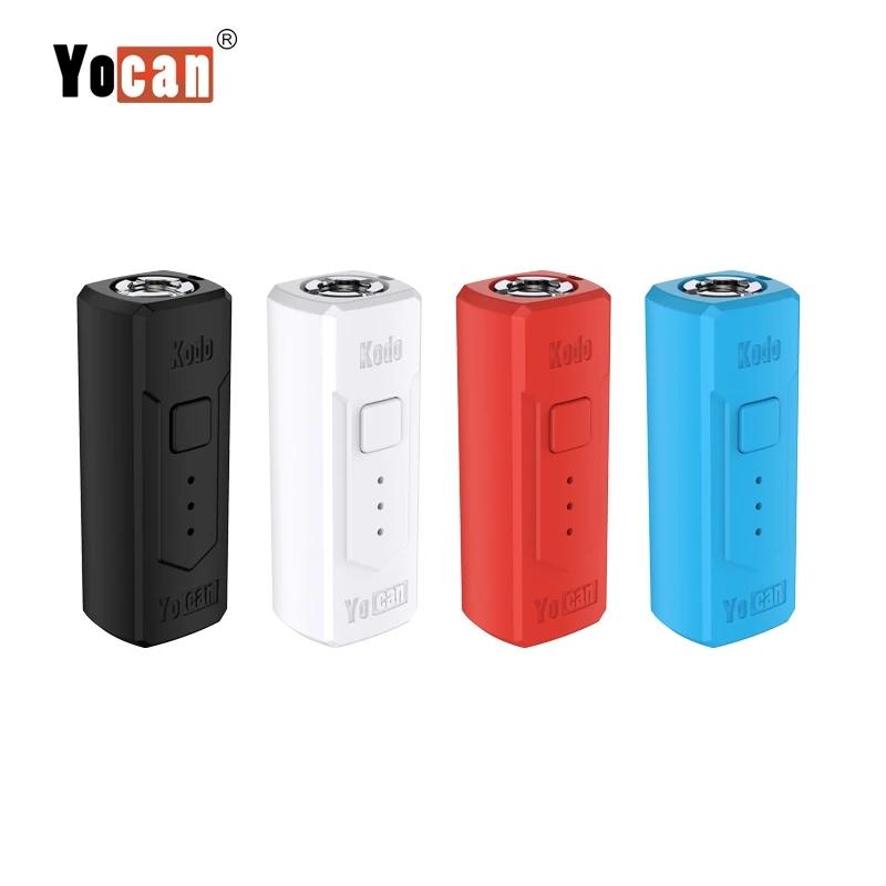 

Original Yocan Kodo Electronic Cigarette Vape Box Mods Battery 400mAh Preheating For 510 Thread Atomizer Vaporizer Vaper Mods