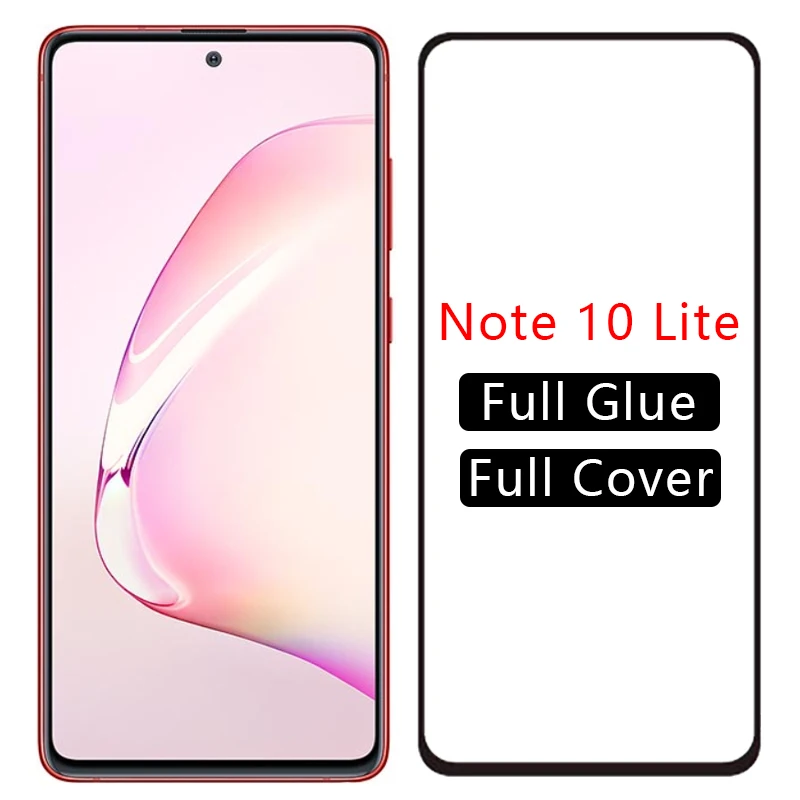 Защитное стекло для samsung note 10 lite закаленное защиты экрана galaxy not note10 light пленка SM