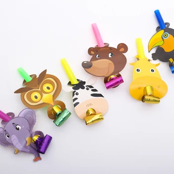 

Cartoon Animal Blowouts Whistle Toy