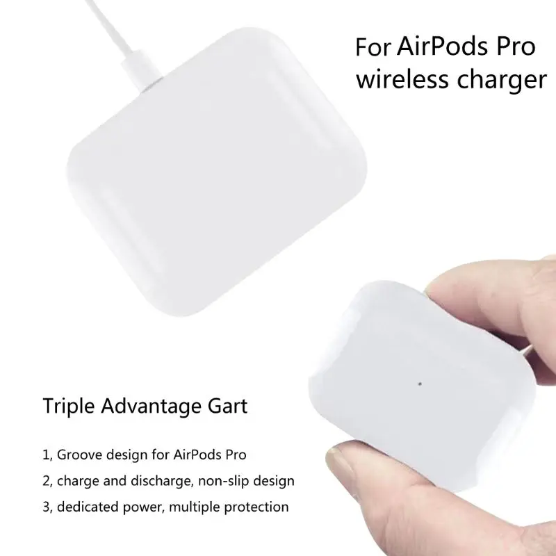 Wireless Charger Headset Charging Dock Stand for Airpods Pro Bluetooth Headphone