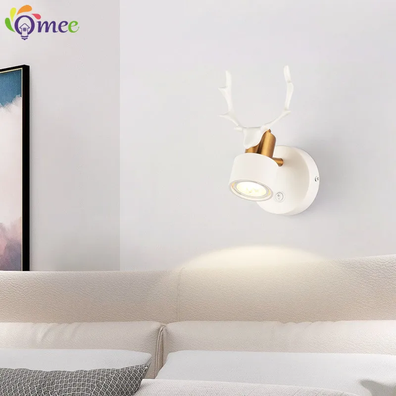 Modern Wall Lamps For Rotation Living Room Lights Bedroom bedside Aisle Corridor Foyer Hall Spin Indoor Lighting Home fixtures