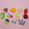 20 шт./лот Мульти Стиль крючком Дейзи клубника динозавров горный хрусталь аппликации для заколка для волос аксессуары и магазины типа 