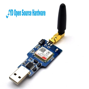 

1pcs USB to GSM serial port GPRS SIM800C module with Bluetooth computer control call