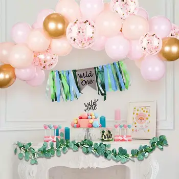 

Green Wild One Theme Decorative Cake Insert Bunting and Hat Set Colorful Printing Cake Toppers Banner for Baby Shower