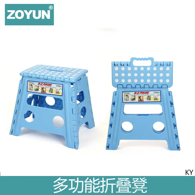 

Household Folding Stool Plastic Children Portable Stool Folding Stool Foldable Chair Small Bench Adult Outdoor Folding Stool