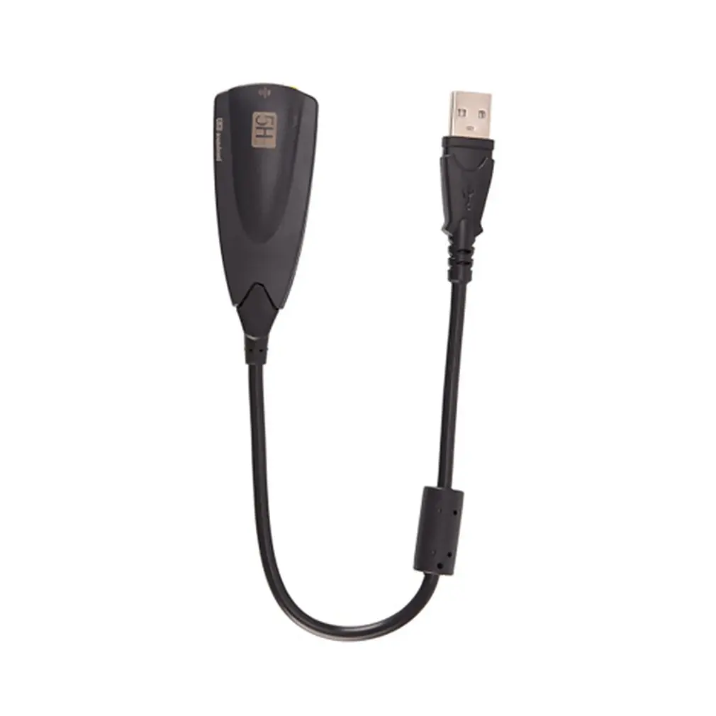Антимагнитная внешняя звуковая карта USB 7 1 адаптер 5HV2 3D Аудио гарнитура микрофон 3