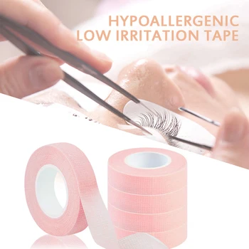 

5 Rolls Eyelash Extension Lint Breathable Non-Woven Cloth Adhesive Tape Paper Tape For False Lashes Patch Makeup Tools