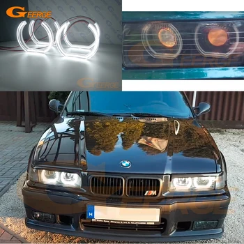 

For BMW E36 E38 E39 Excellent DTM M4 Style Ultra bright led Angel Eyes DRL halo rings Retrofit Accessories