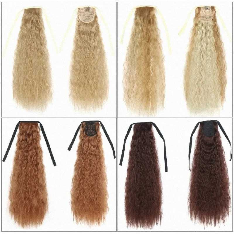 Hot Seller Hair Synthetic Ponytail-Extensions Heat-Resistant-Fiber Fake Hair-Hairpieces Long-Corn 0LdJlqgqlag